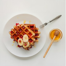 BELGIAN WAFFLE MIX BANANA CREAM - 4000G