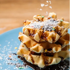 BELGIAN WAFFLE PREMIX CHOCOLATE COCONUT - 4000G BELGIAN WAFFLE PREMIX CHOCOLATE COCONUT - 4000G