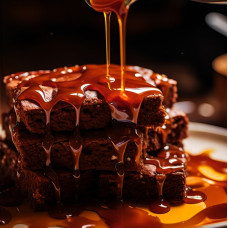 BROWNIE PREMIX CARAMEL CRUNCH - 4000g BROWNIE PREMIX CARAMEL CRUNCH - 4000g